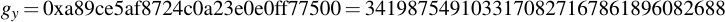 latex:g_y = \hex{a89ce5af8724c0a23e0e0ff77500} = 3419875491033170827167861896082688